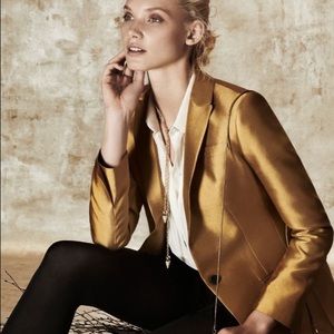 Metallic gold Agata blazer